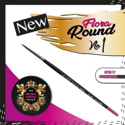 The Face Painting Shop Rounded Flora Brush Size 1 The Face Painting Shop Rounded Flora Brush Size 1